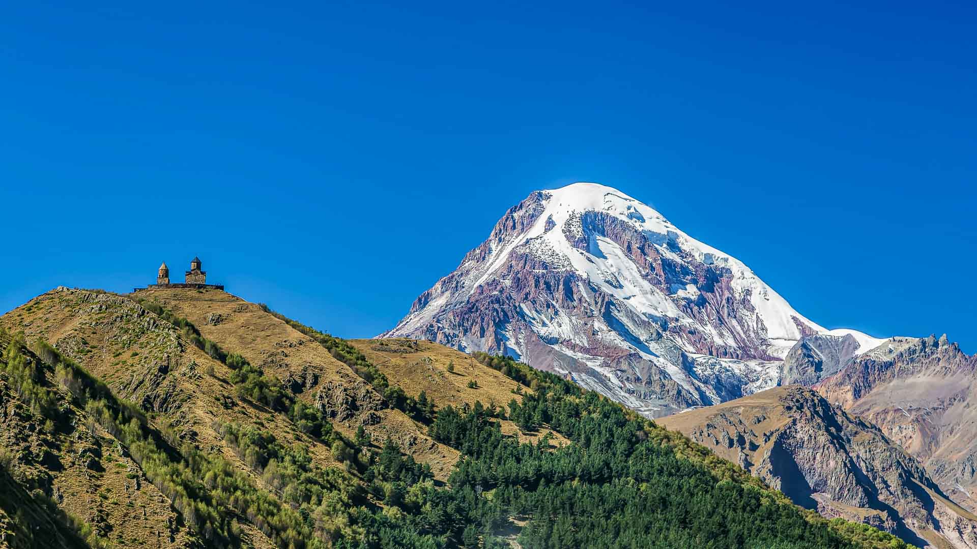 Казбек 5033 м. Восхождение экспресс со стороны Грузии без палаток
